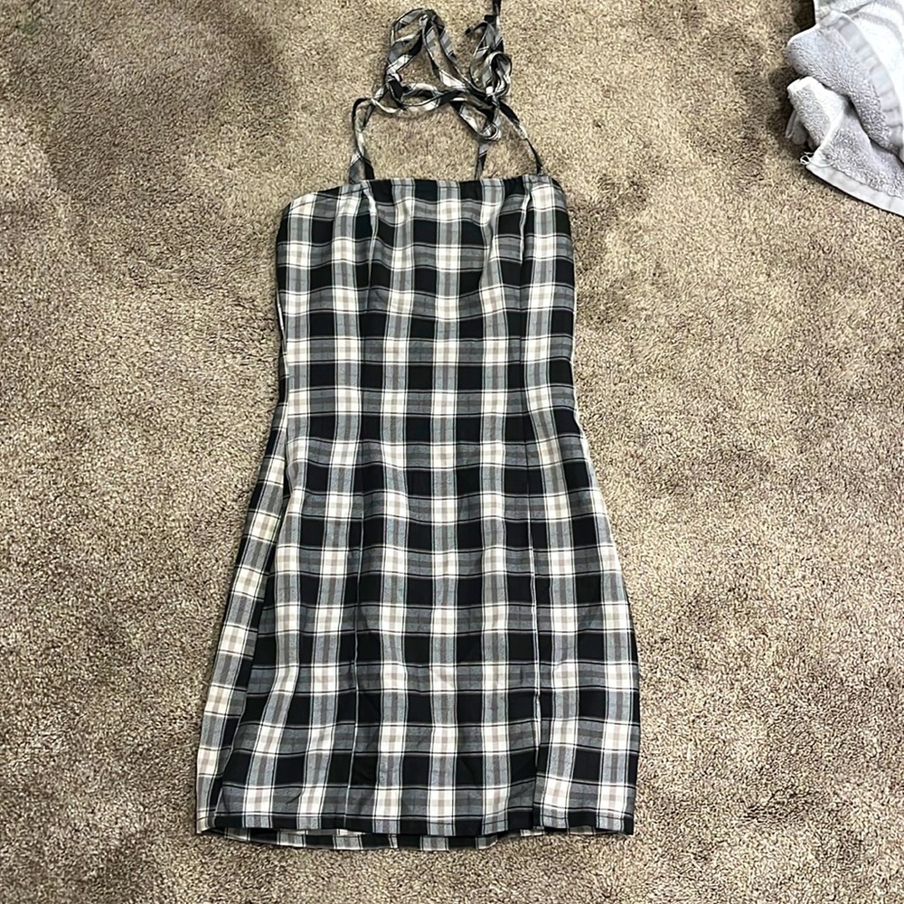 checkered tillys dress